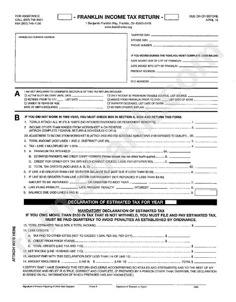 Franklin Colorado Tax.
